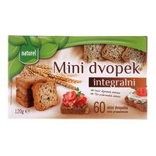 Naturel Mini dvopek integralni 120 g
