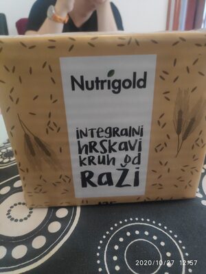 INTEGRALNI KRUH OD RAŽI BEZ ŠEĆERA 125g