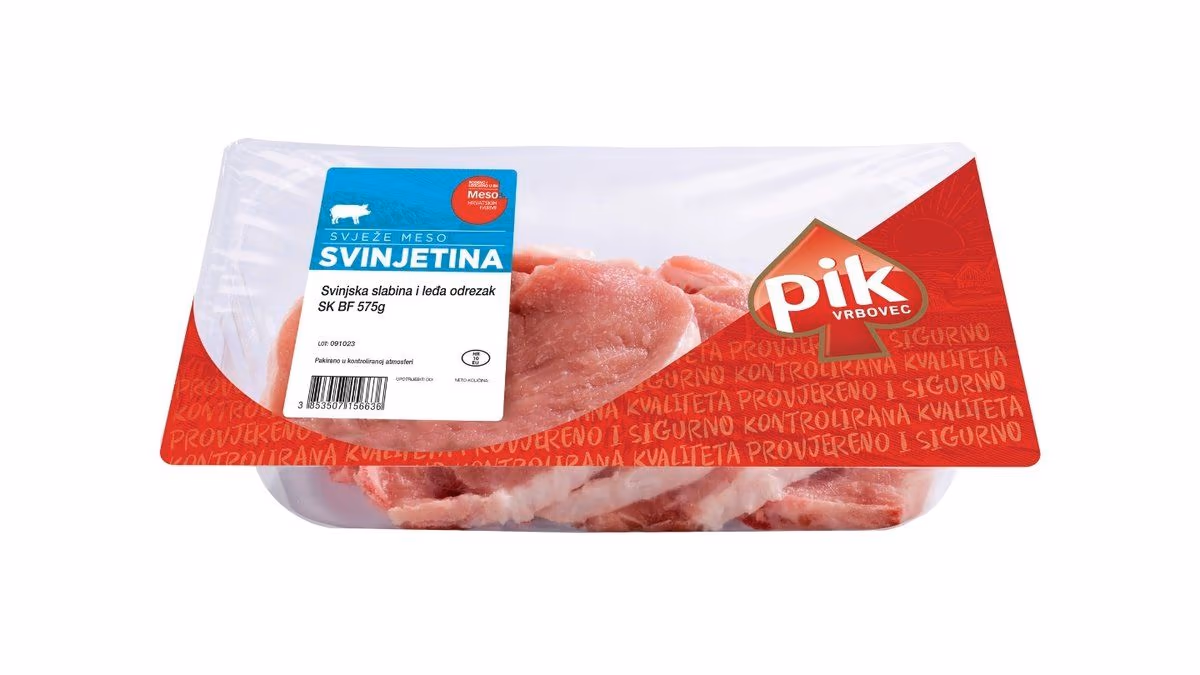 Pik Svinjska slabina i leđa s kosti odrezak 575 g