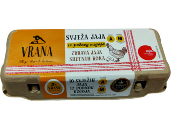 Vrana jaja M razred podni uzgoj 10 kom